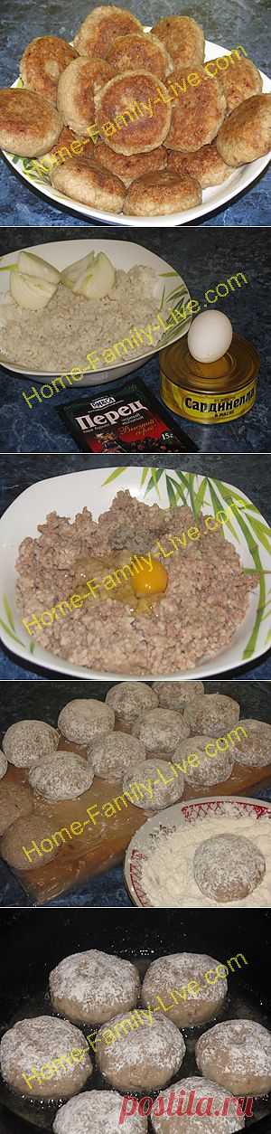 Кулинарные рецепты Котлеты из рыбных консервов » Кулинарные рецепты