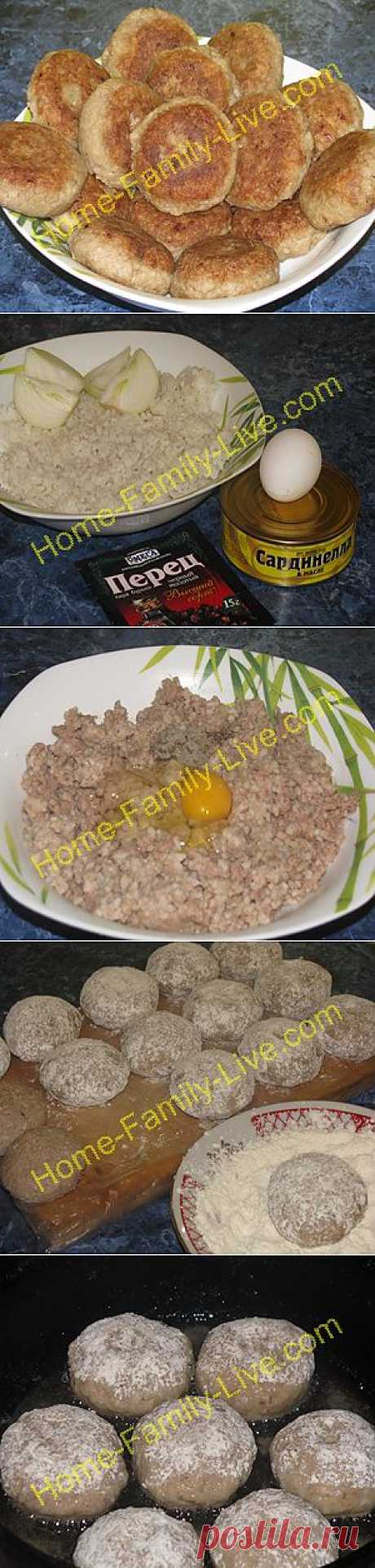 Кулинарные рецепты Котлеты из рыбных консервов » Кулинарные рецепты