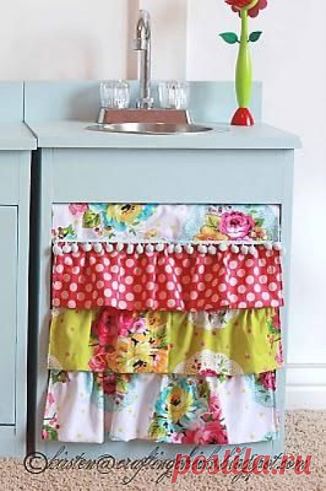 Cute ruffle drape for lots of things! | What am I doing?