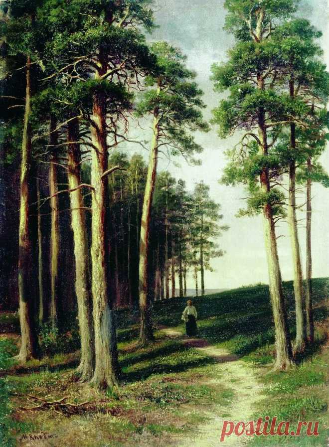Художник Михаил Константинович Клодт фон Юргенсбург (1832-1902).
