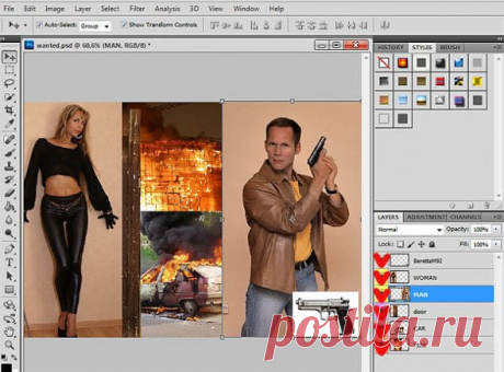 Редактирование фотографий в Photoshop cs5