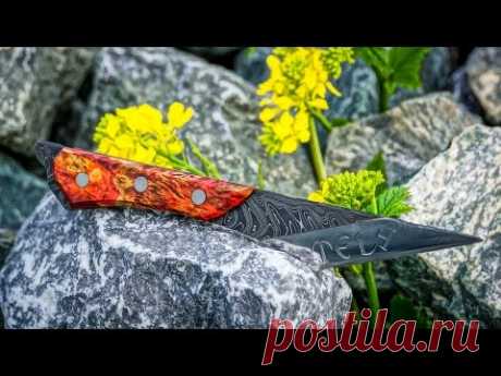 Making Kiridashi-Damascus Steel