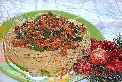 Паста с фасолью рецепт с фото