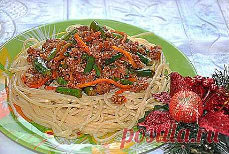 Паста с фасолью рецепт с фото