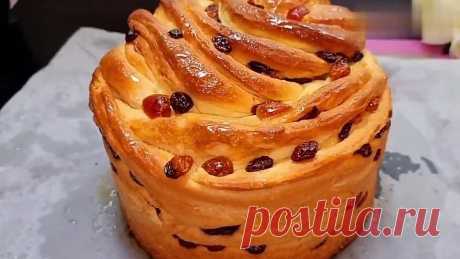 Восхитительный Пасхальный Кулич Краффин! Тесто как пух