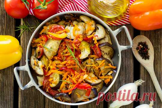 Диетическая курица с овощами