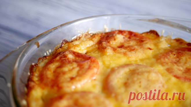 Ужин из рыбы и картофеля