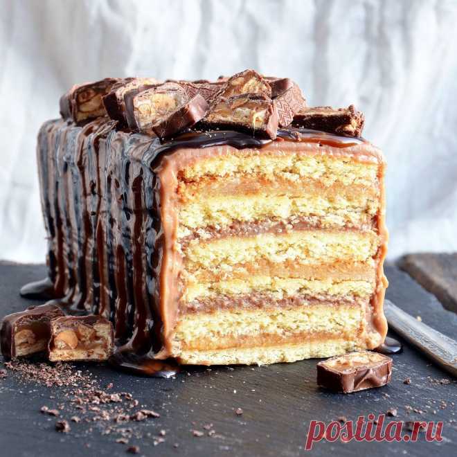 Торт «Сникерс» | HomeBaked