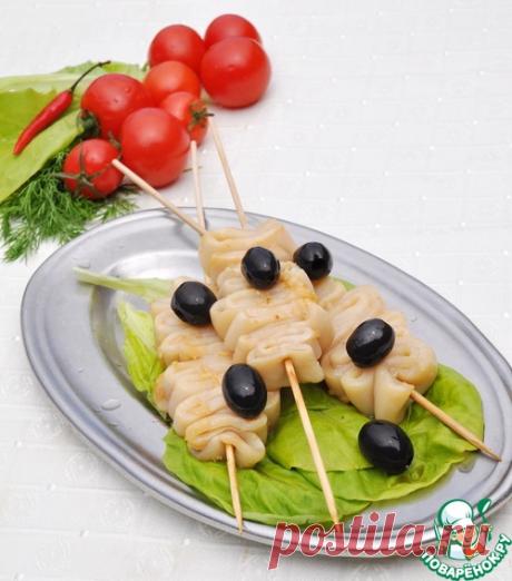 Шашлычки из кальмара в китайском стиле!..