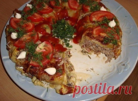 Блюдо из кабачков.