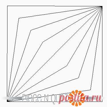 Double Diamond Small Block Pattern