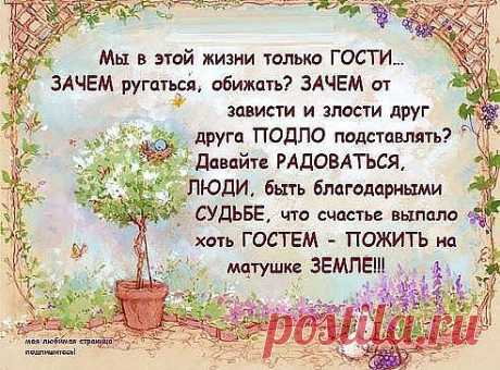 Жизнь дается один раз. И прожить ее нужно так, чтобы наверху обалдели и сказали: &quot;Ну-ка, повтори!&quot;