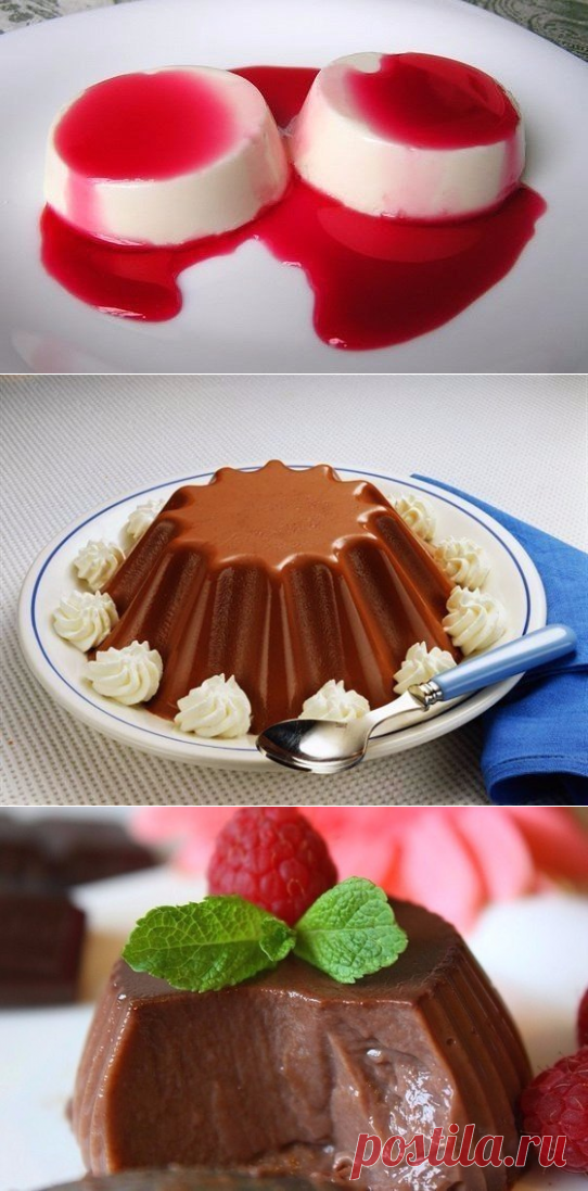 Молочные желе и муссы: 6 рецептов — Вкусные рецепты