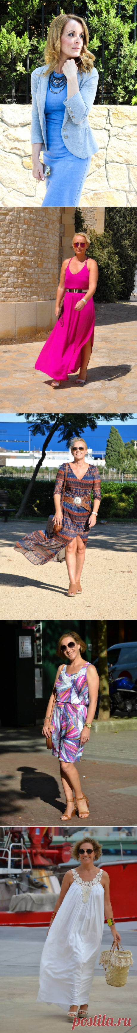Летние платья для женщин 40-50 лет: 11 ярких образов