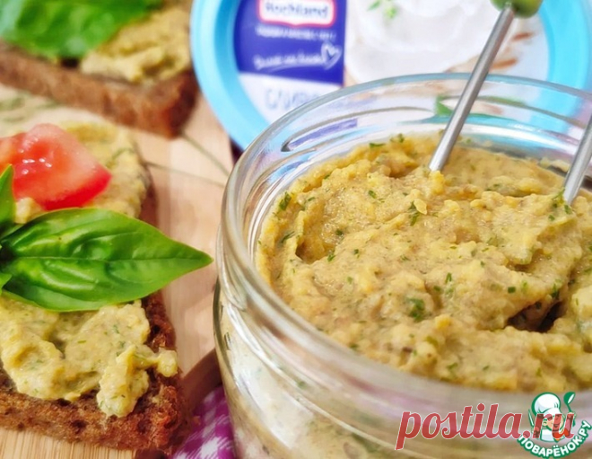 Овощной паштет с грибами и сыром – кулинарный рецепт