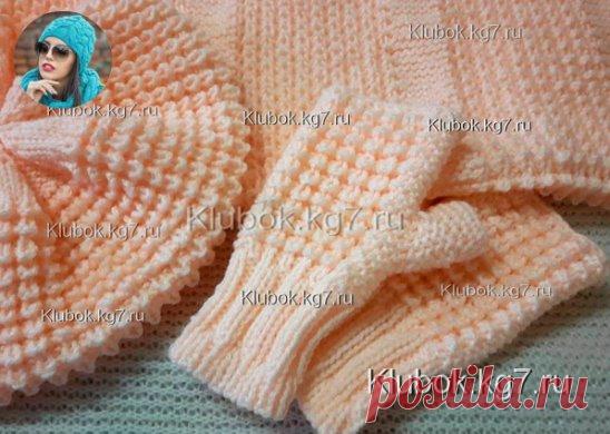 Узор спицами
Узор  получается с изнанки.
Число петель кратное 2 + 2 кромочные.
1 ряд (  подготовительный ): кромочная, * 1 лицевая за переднюю стенку, 1изн,*   кромочная. 
2 ряд: кромочная, * 1 лиц. за переднюю стенку, 1 изн, * кромочная.
3 ряд :  кромочная, * 1 лиц., накид, следующую петлю снять непровязанную, *  кромочная.
4 ряд :  кромочная, * к петле с одним накидом добавить второй накид и вместе петлю перекиуть на правую спицу непровязывая, 1 лиц петлю с двумя накидами провязываем изн