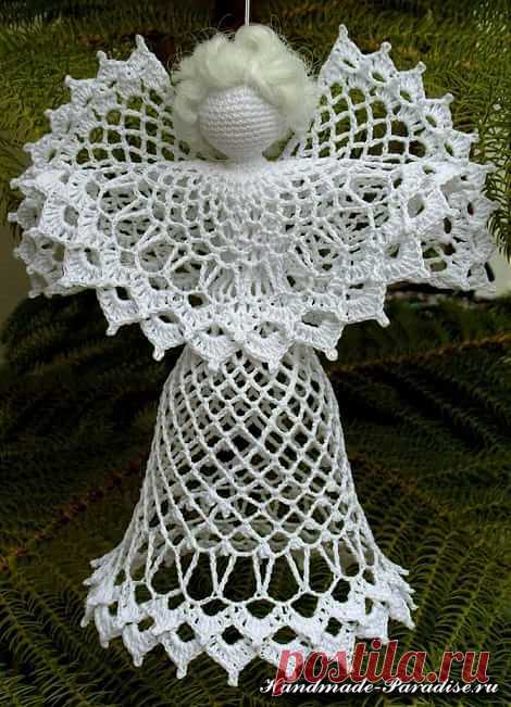 Схемы ажурных ангелов крючком - Handmade-Paradise
