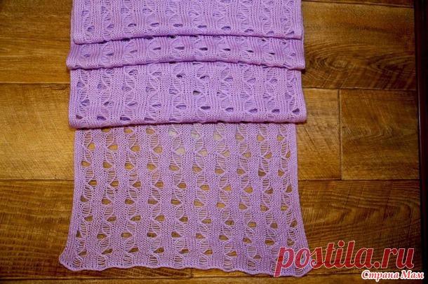 Палантин узором 