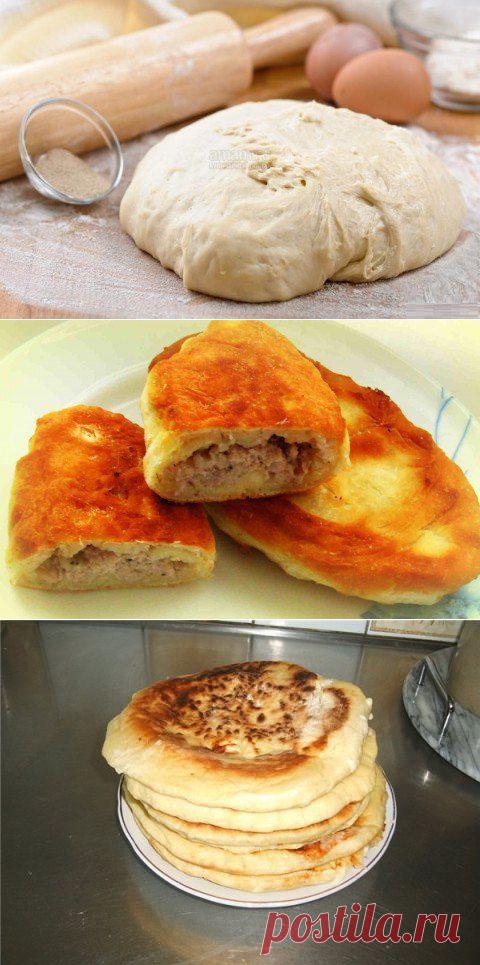 Тесто быстрого приготовления для пирожков и хачапури..