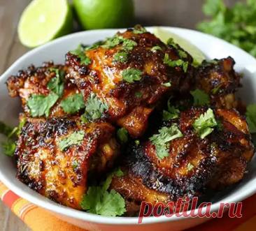 Рецепт куриных бедрышек с лаймом