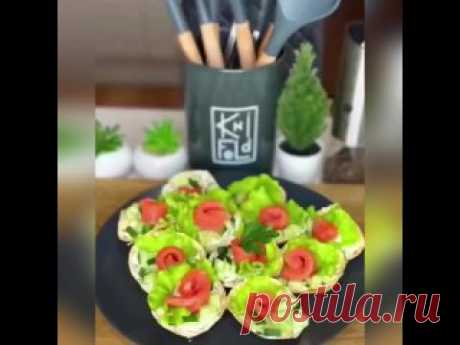 Тарталетки из лаваша