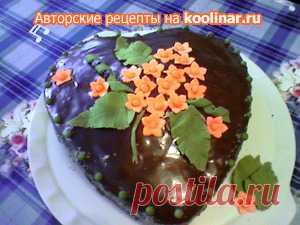 Шоколадный крем (глазурь) для тортов, пирожных рецепт с фото