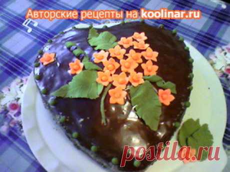 Шоколадный крем (глазурь) для тортов, пирожных рецепт с фото
