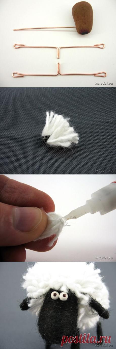 как сделать овечку своими руками