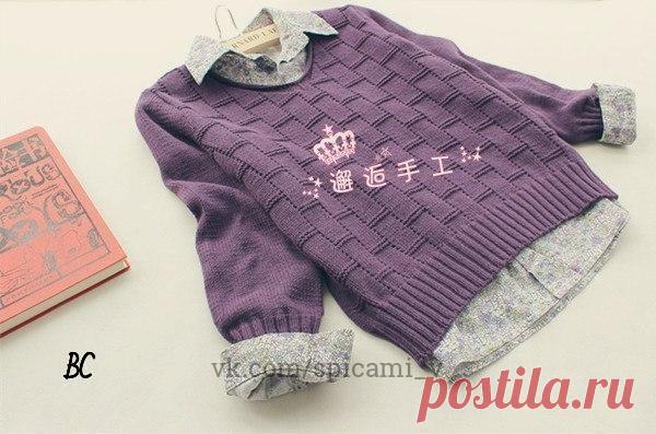 Простой и эффектный узор спицами — Сделай сам, идеи для творчества - DIY Ideas