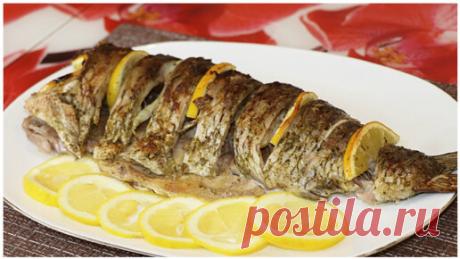 Запеченная речная рыба в духовке. Очень вкусно и просто | Мастер Своего Дела - рецепты, еда, кулинария | Дзен