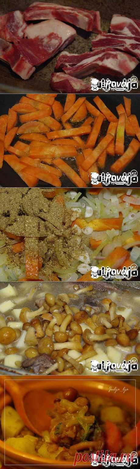 Рагу с бараниной, картофелем и чечевицей — Рецепт приготовления с фото — Горячие блюда, Блюда из мяса
