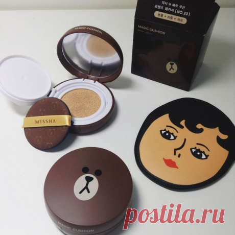 Кушон медведь MISSHA Magic Cushion SPF50+/PA+++ тон 23 - купить по выгодной цене | Golden Patch - маски, патчи, сыворотки