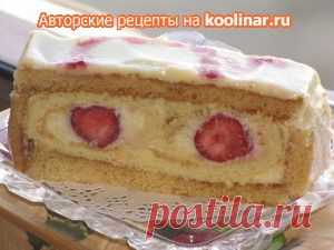 Торт Клубничный Домик(дуэль). Рецепт c фото от nellyssweets 19 июня 2011 на koolinar.ru