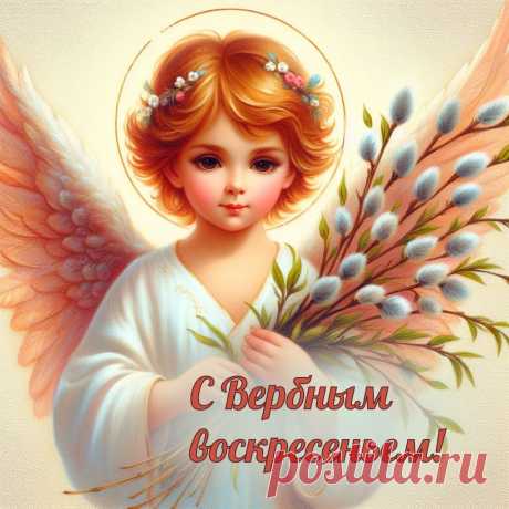 С Вербным воскресеньем! С веточкой весенней
В дом войдут пусть радость, счастье и везенье!