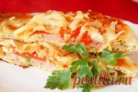 Горячая закуска в лаваше / Изысканные кулинарные рецепты
