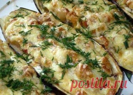 Баклажаны, фаршированные сыром
