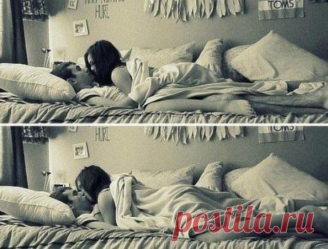 Самое офигенное - когда просыпаешься в объятиях любимого человека...он видит тебя ненакрашенной, с шухером на голове, и всё равно целует, произнося при этом: &quot;Доброе утро, любимая!&quot;