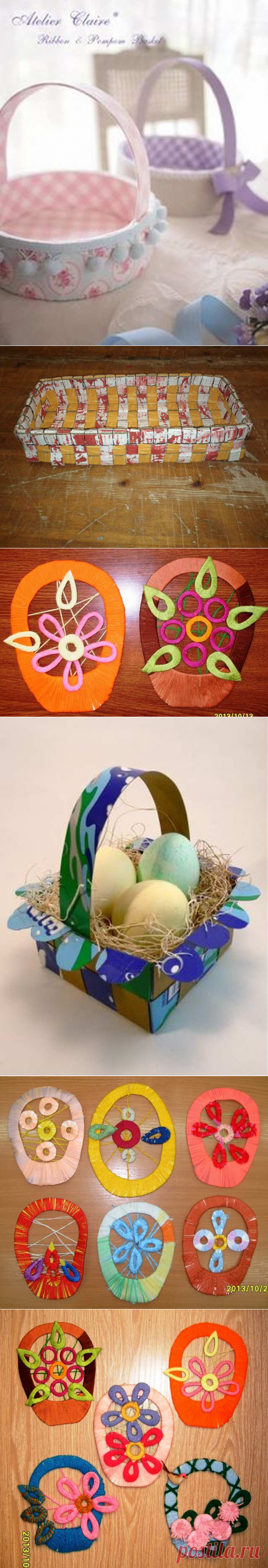 Корзина из картона своими руками, идеи  500 фото