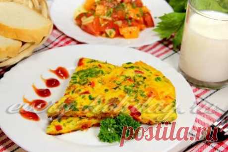 Испанская тортилья с овощами