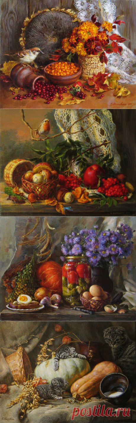 艺术家Yekaterina Kalinovskaya静物