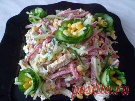 Вкусный и простой салатик. | Готовим вместе