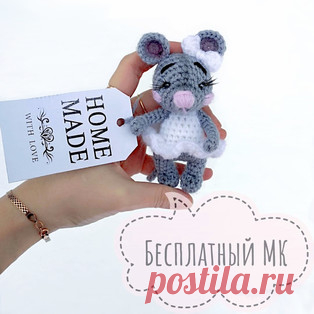 Ми ми мышка амигуруми. Схемы и описания для вязания игрушек крючком! Бесплатный мастер-класс от Анны Раковой по вязанию маленькой ми ми мышки крючком. Высота вязаного мышонка примерно 11,5 см. Для изготовления игрушки а…