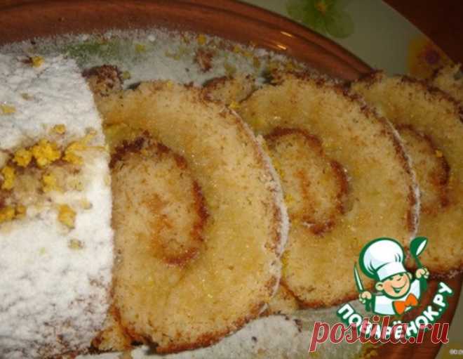Простенький лимонный рулет – кулинарный рецепт