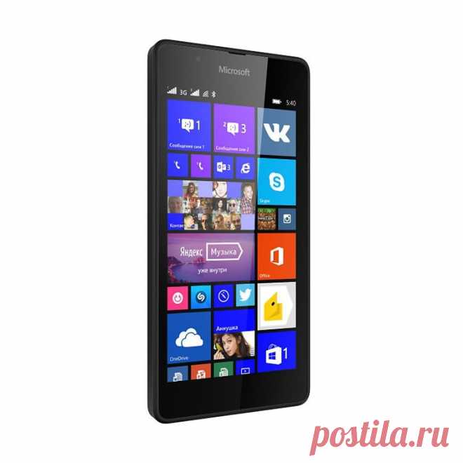 Microsoft Lumia 540 Две Сим-карты - Смартфон с олеофобным покрытием экрана - Microsoft - Россия