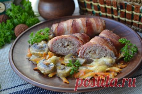 Мясные рулеты, которые непременно буду готовить на новогодний стол. Это очень вкусное и к тому же праздничное блюдо. | Елена/НедОсолила | Яндекс Дзен