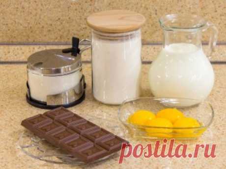 Рецепт: Шоколадный заварной крем