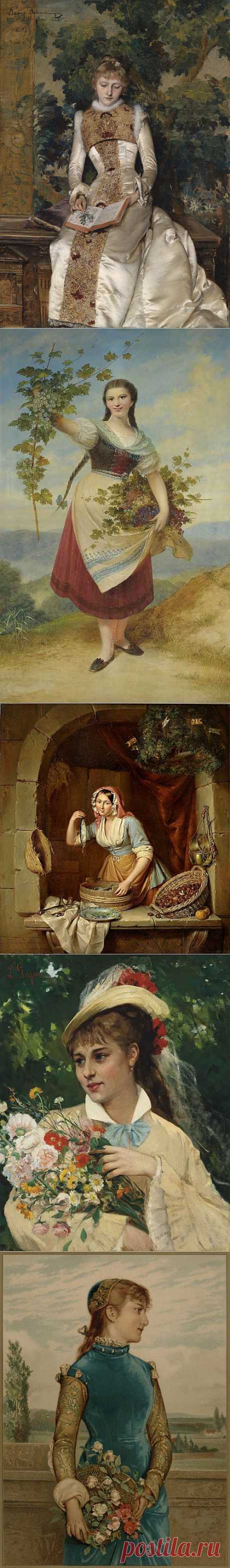 Женский образ в живописи 18-20 веков Продолжение (93 работ) » Картины, художники, фотографы на Nevsepic