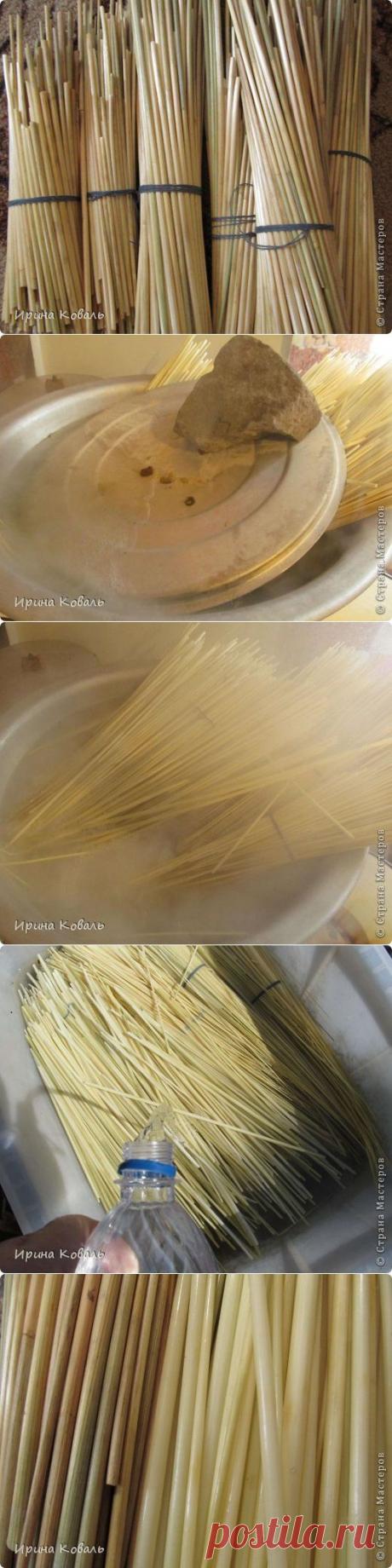 Как отбелить соломку? МК | Страна Мастеров