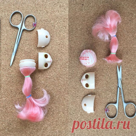 Для начала убираем волосы, но аккуратно🤗😌💇🏼. #интересно #blythe #customblythe #custompetiteblythe #petitblythe