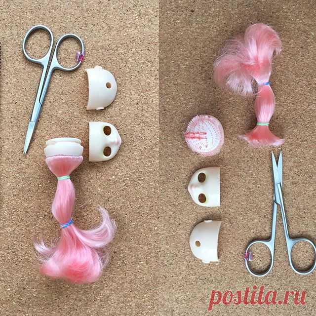 Для начала убираем волосы, но аккуратно🤗😌💇🏼. #интересно #blythe #customblythe #custompetiteblythe #petitblythe